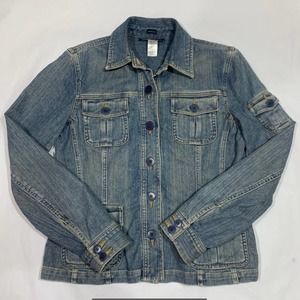 Jones New York Premium Oversized Denim Jacket